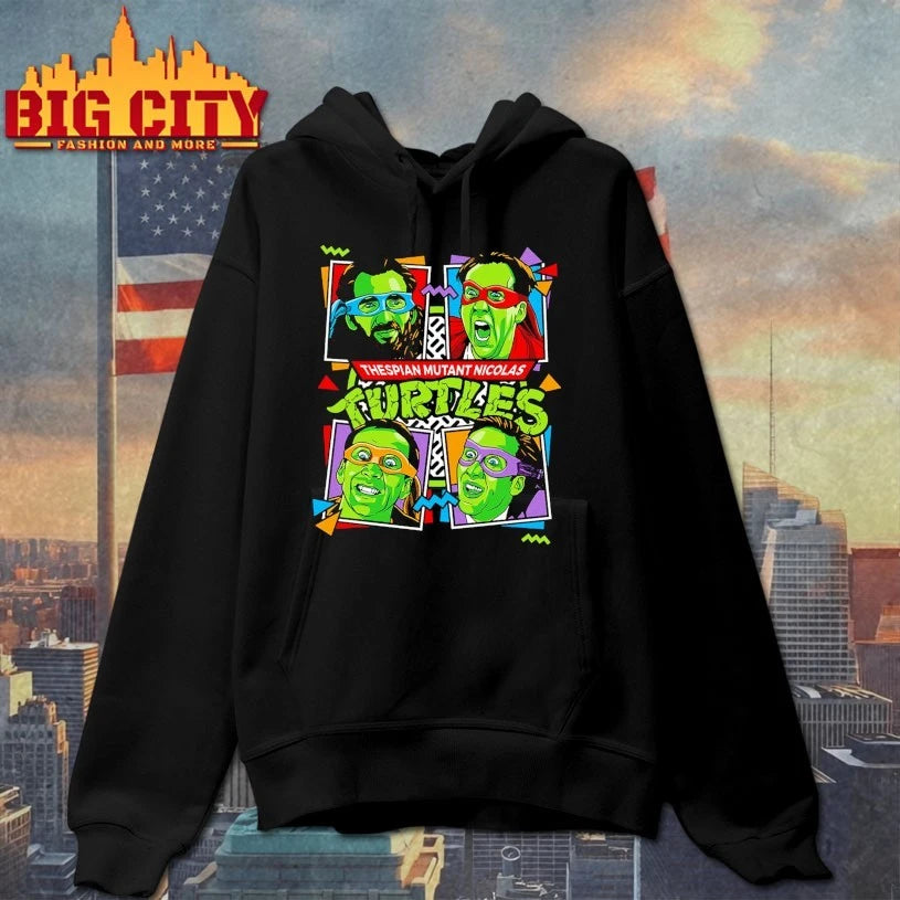 Nicolas Cage thespian mutant nicolas turtles shirt