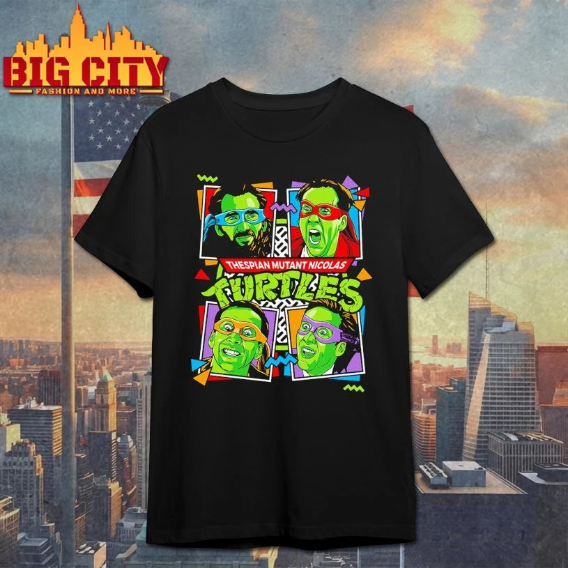Nicolas Cage thespian mutant nicolas turtles shirt