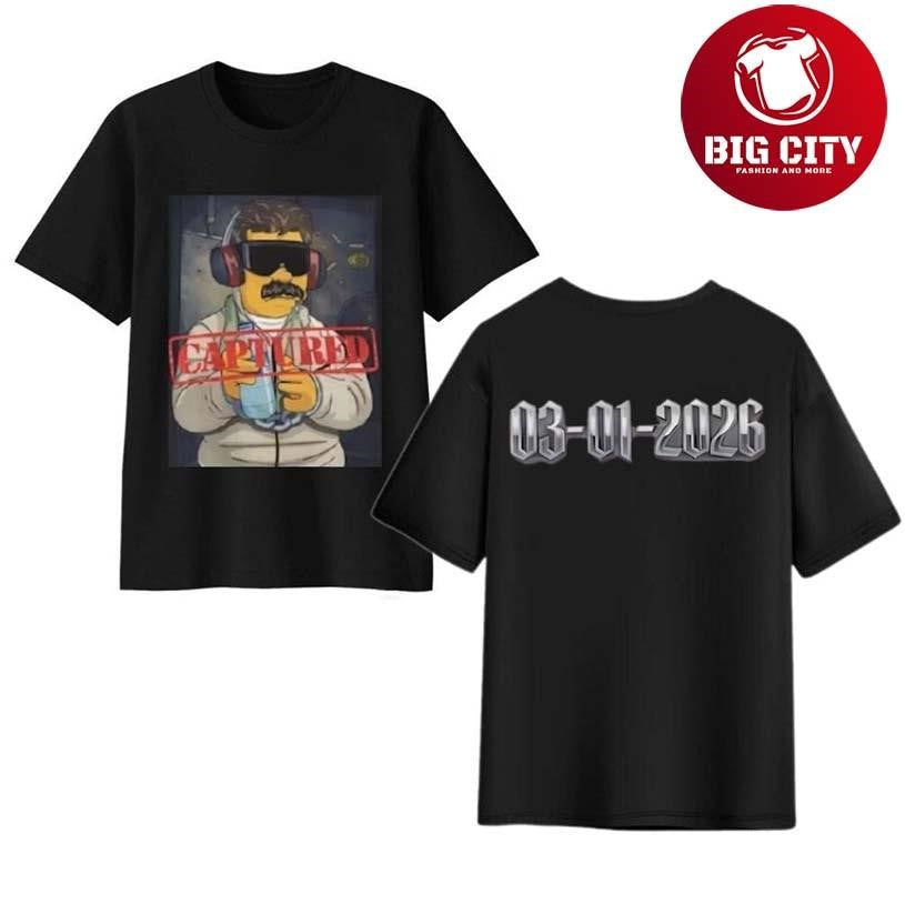 Nicolas Maduro Captured Two Sided Shirt