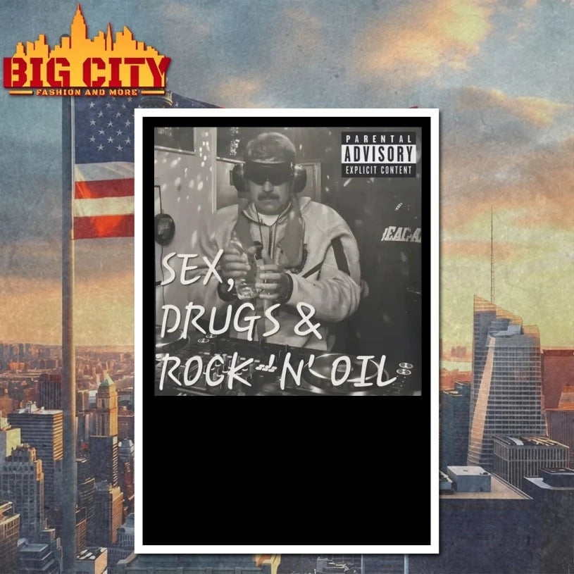Nicolas Maduro Sex Drugs Rock N Roll Oil Parental Avisory Explicit content shirt