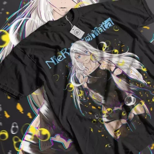 Nier Automata T-Shirt YoRHa 2A Anime Waifu Girl,Cyber Punk T-shirt All Size Hoodie, Sweatshirt | WearSparks.com