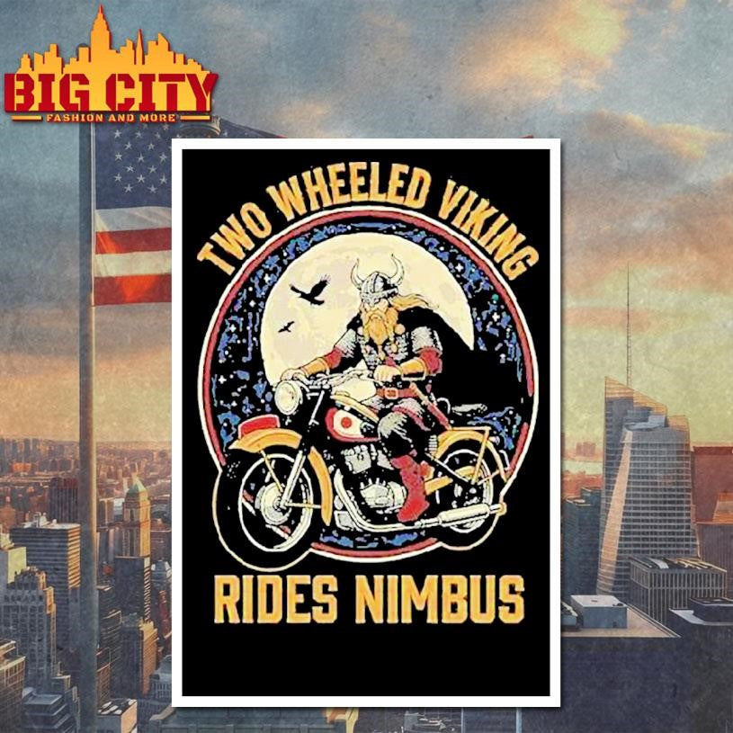 Nimbus Two Wheeled Viking Rides Nimbus Motor Shirt