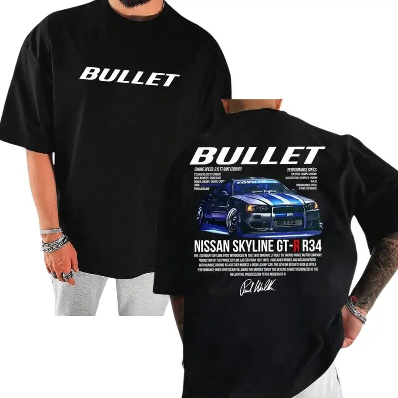 Nissan shirt, Buller car shirt, Car & Letter shirt, Crew Neck Tee, Fitted Streetwear Shirt, Casual Comfort T-Shirt,...