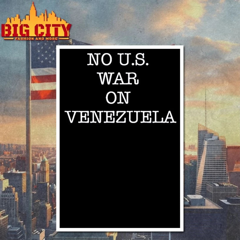 No US war on Venezuela text shirt