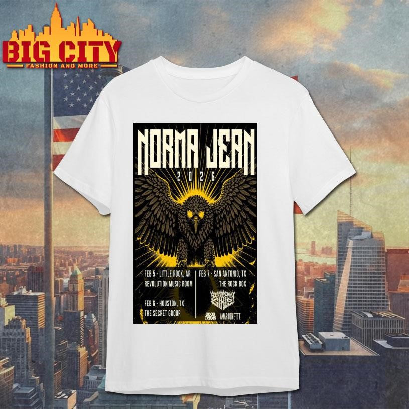 Norma Jean Fall Tour 2026 Poster shirt