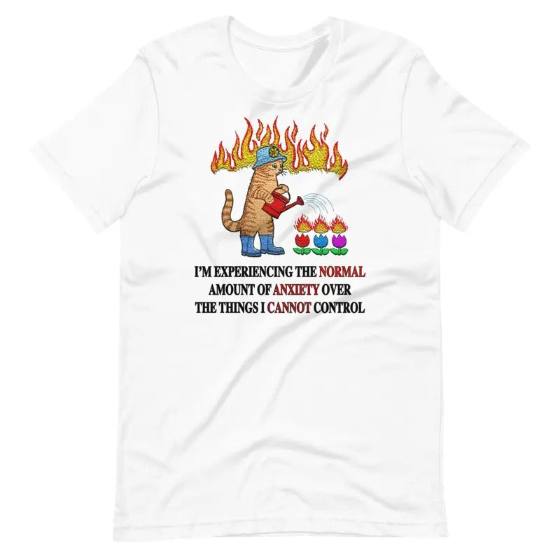 Normal Anxiety Unisex T-shirt (Not Embroidered) Hoodie, Sweatshirt | WearSparks.com