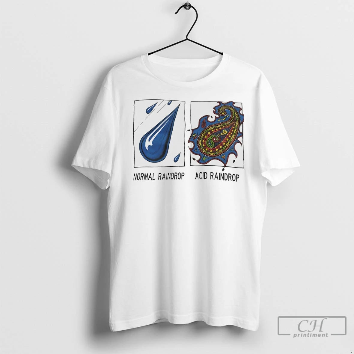 Normal Raindrop Acid Raindrop T Shirts