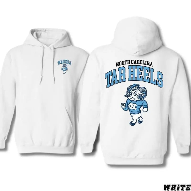 North Carolina Tar Heels Hoodie, Sweatshirt, UNC Mascot Design Shirt, Trendy Hoodie for Men and Women Menswear Sweaters,...