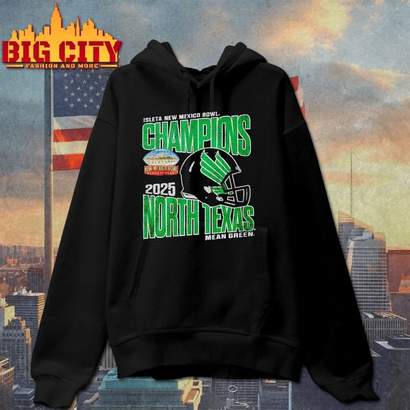 North Texas Mean Green Football 2025 Isleta New Mexico Bowl Champions shirt