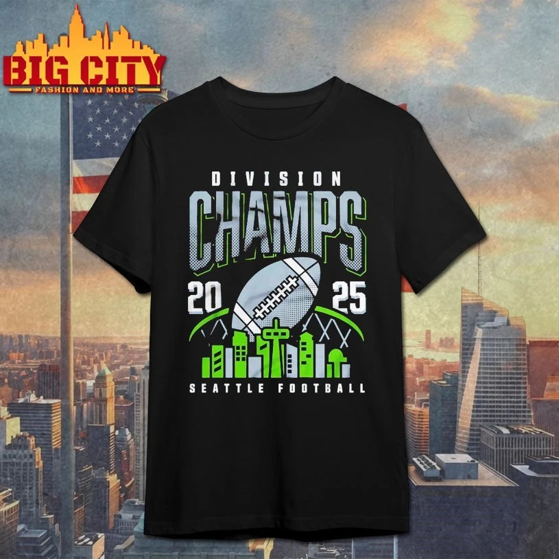 Northwest Royalty 2025 Division Champs Seattle Football Skyline shirt