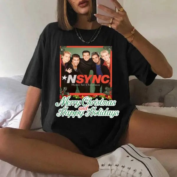 Nsync Christmas shirt, Funny Merry Christmas Holidays shirt Hoodie, Sweatshirt | WearSparks.com