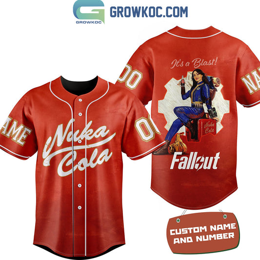 Nuka-Cola Fallout It’s A Blast Personalized Baseball Jersey