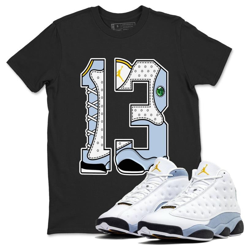 Number 13 Sneaker Match Tee A J 13 Blue Grey Hoodie, Sweatshirt | WearSparks.com