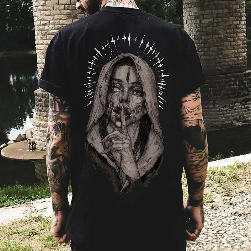 Nun Seduction T-shirt - Naughty Clothes Men Cotton Menswear Hoodie, Sweatshirt | WearSparks.com