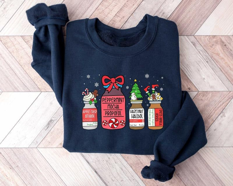 Nurse Christmas Sweatshirt, Christmas Nurse Shirt, Nurse Christmas Sweatshirt, Nicu Christmas Shirt, Doctor Sweatshirt,...