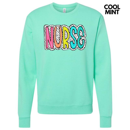 Nurse Neon Spotted Sweatshirt T-Shirts, Hoodie | WearSparks.com