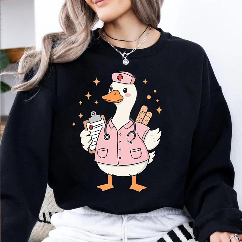 Nurse Silly Goose Shirt, Doctor Silly Goose Sweatshirt, Silly Goose Sweatshirt, Gift For Nurse, Nursing Shirts, Nurse Tee...