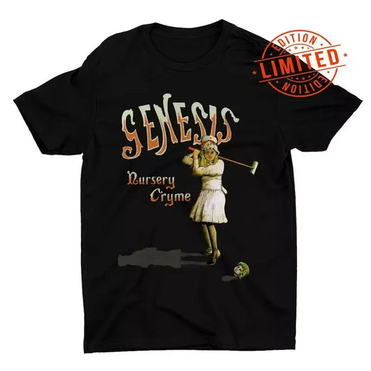 Nursery Cryme Album Genesis Black S-23XL Unisex T-shirt Menswear Top Hoodie, Sweatshirt | WearSparks.com