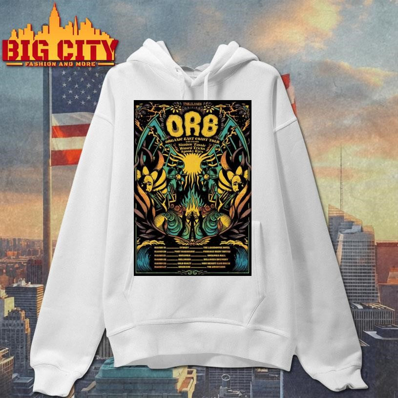 O.R.B Band Organic East Coast 2026 Shows Poster Shirt