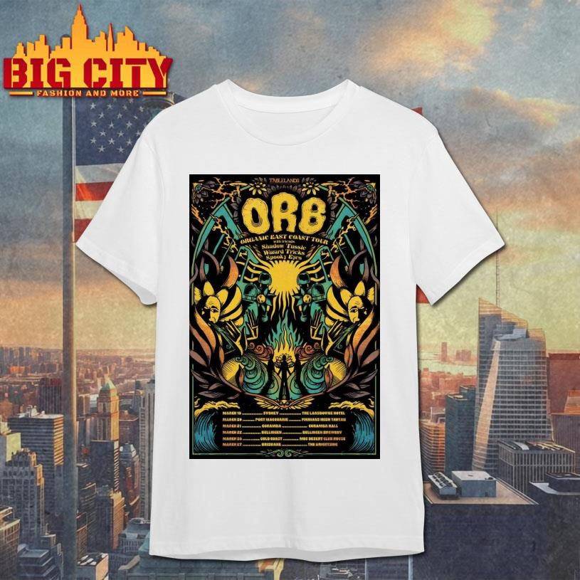 O.R.B Band Organic East Coast 2026 Shows Poster Shirt