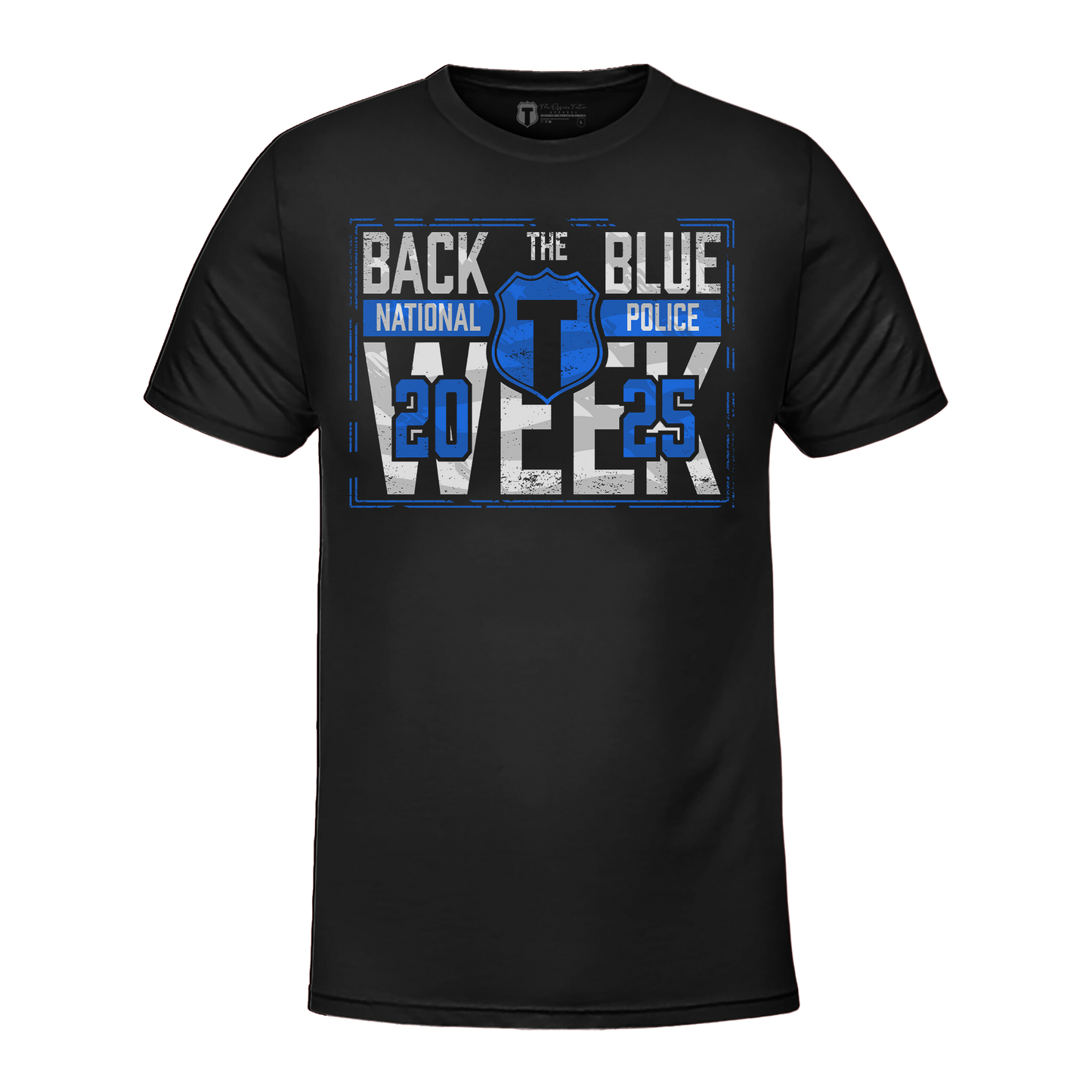 Back The Blue Police Commemorative T-Shirt - SIGNED Hoodie, Sweatshirt | WearSparks.com (Image 2)