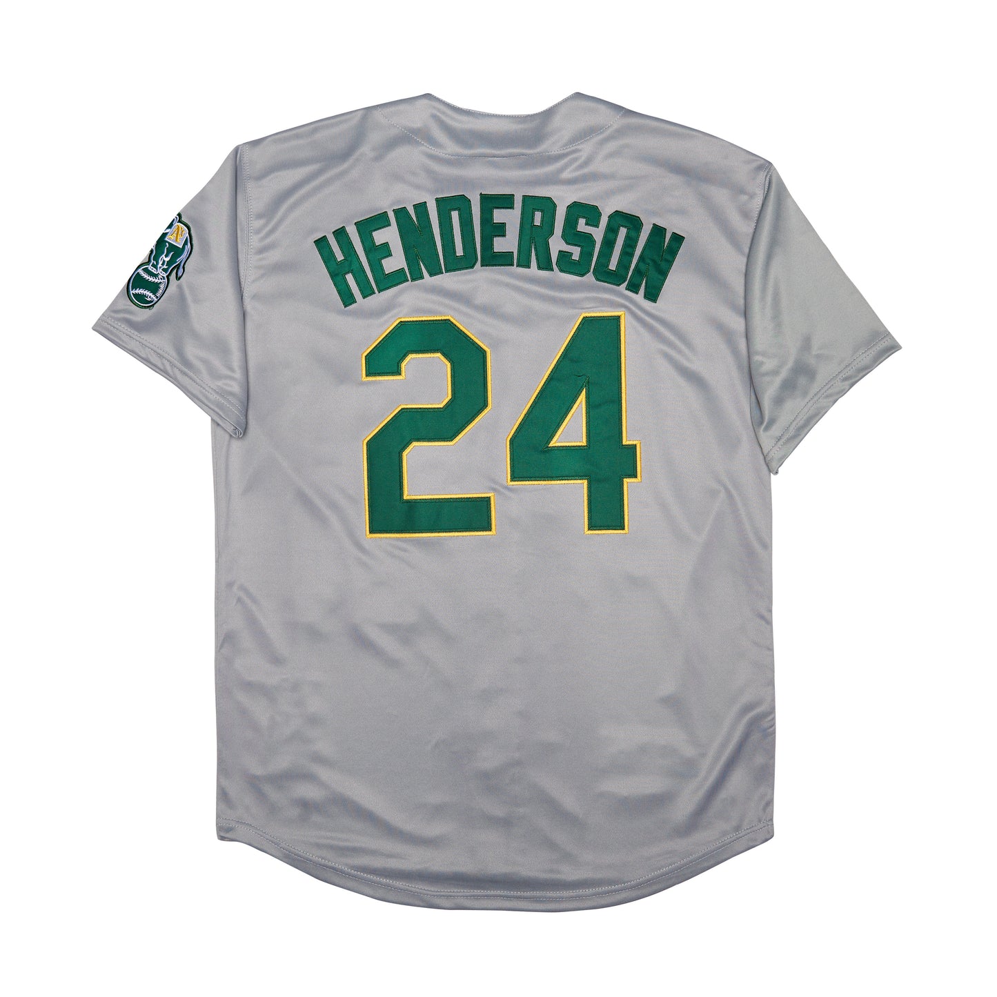 Oakland Athletics #24 Rickey Henderson Style 2