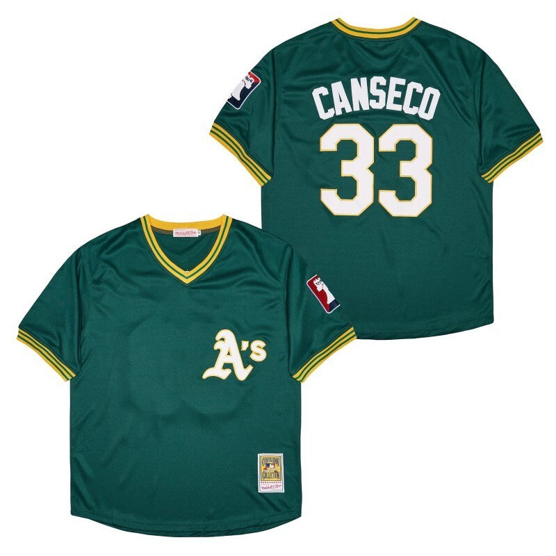 Oakland Athletics #33 Jose Canseco Style 1