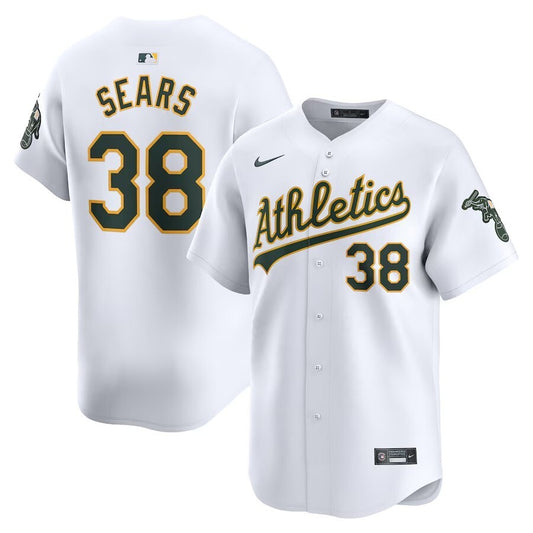Oakland Athletics #38 JP Sears Home Limited Player Jersey - White