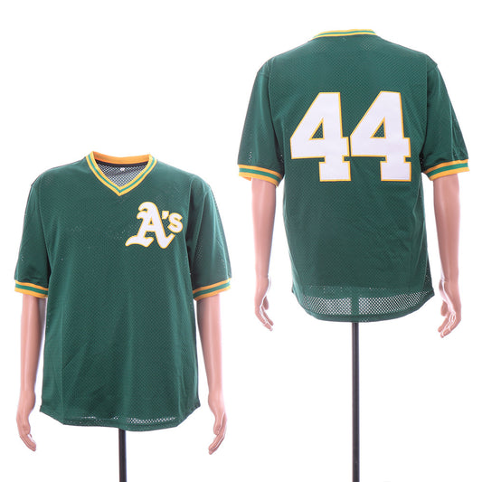 Oakland Athletics #44 Green Pullover