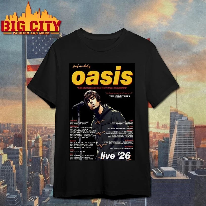Oasis Live 2026 Shows Poster shirt