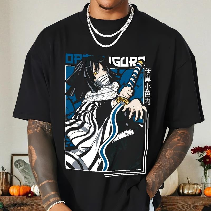 Obanai Iguro the Snake Hashira Shirt, Obanai Tshirt Swearshirt Hoodie, Hashira Pillar Main Characters Shirt, anime...