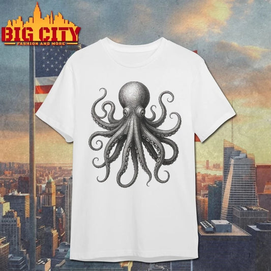 Octopus Graphic Unisex Hoodie Bold Sea Creature shirt