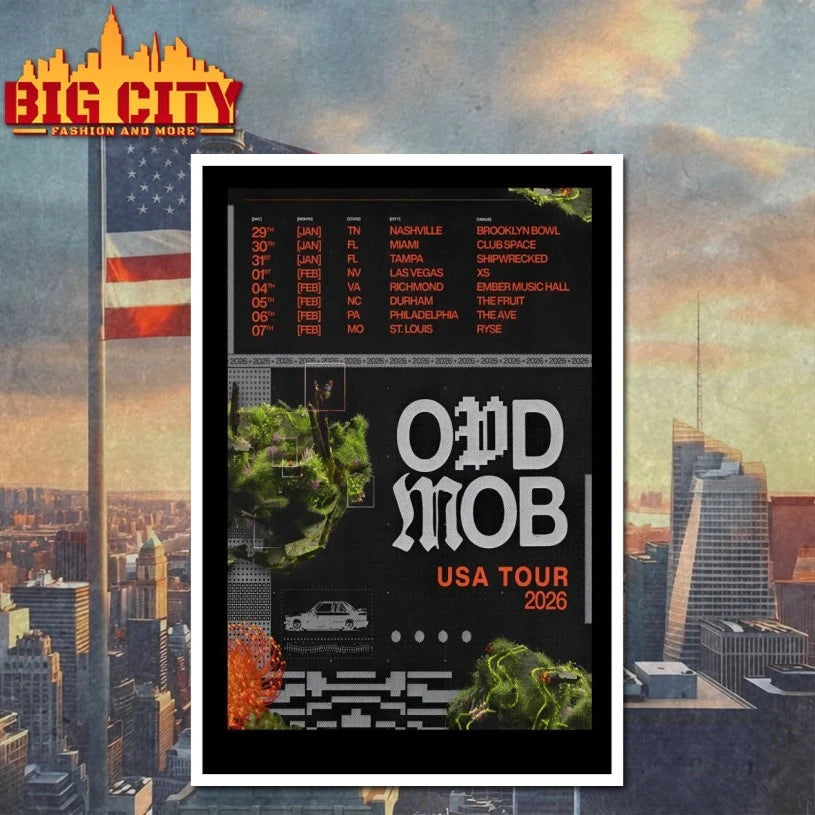 Odd Mob America 2026 Shows Poster shirt