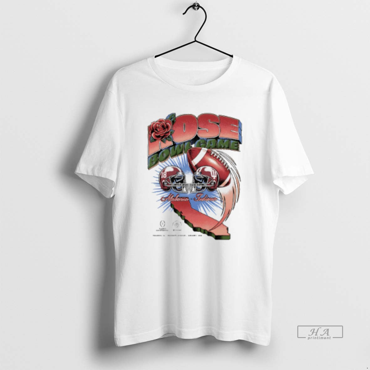 Official Alabama Vs Indiana Rose Bowl Game 2026 Vintage Matchup T-Shirts, Hoodie, Sweatshirt | WearSparks.com