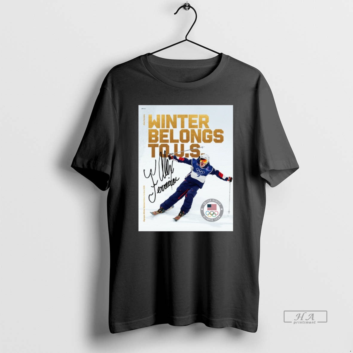 Official Alex Ferreira Winter Belongs Us Signature Milan Cortina 2026 Olympics T-Shirt, Sweatshirt, Hoodie, Long Sleeve