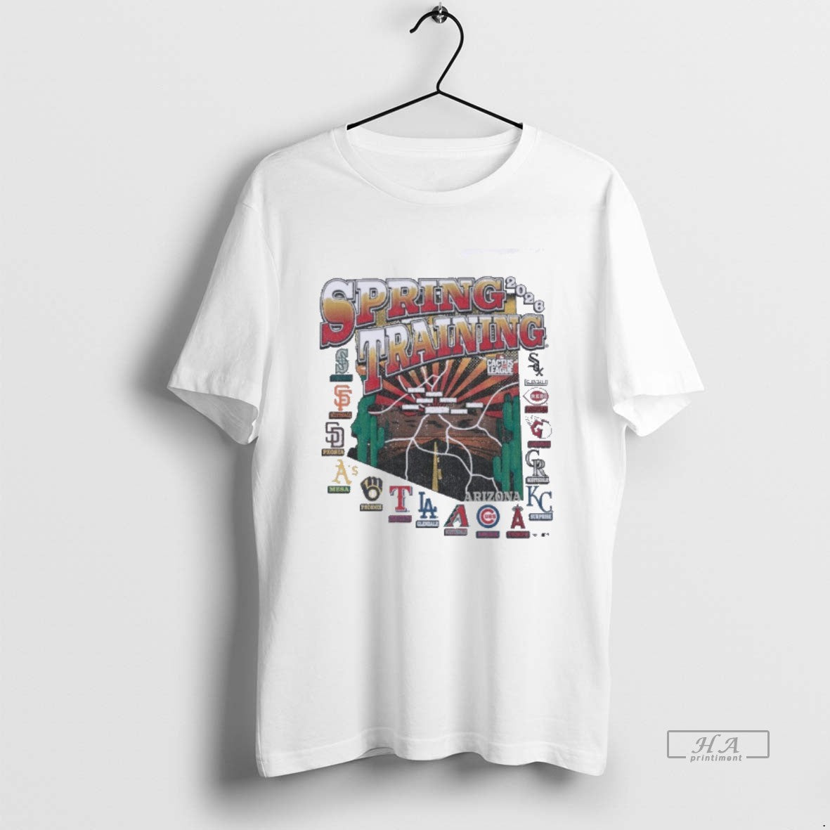 Official Teams Spring Training 2026 Mlb Az Cactus League T-Shirt, Sweatshirt, Hoodie, Long Sleeve