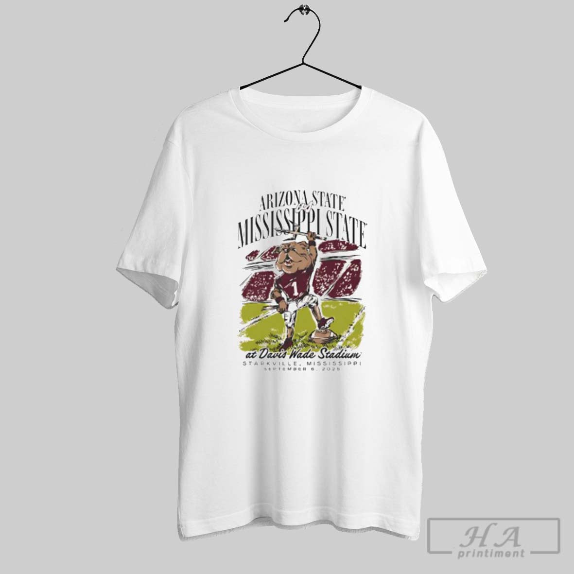 Official Arizona State Sun Devils Vs Mississippi State Bulldogs Football Game Day 2025