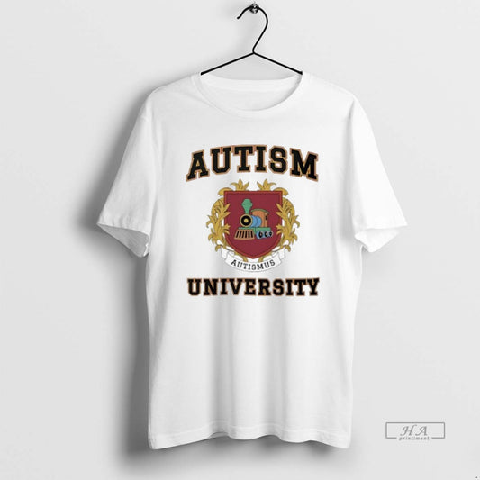 Official Autism University Coat Of Arms T-Shirts, Hoodie, Sweatshirt | WearSparks.com