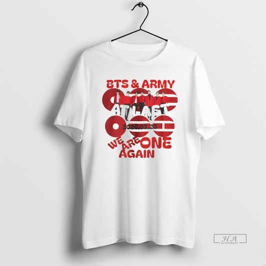 Official Bts And Army Comeback 2026 We Are One Again At Last 2026 03 20 T-Shirts, Hoodie, Sweatshirt | WearSparks.com