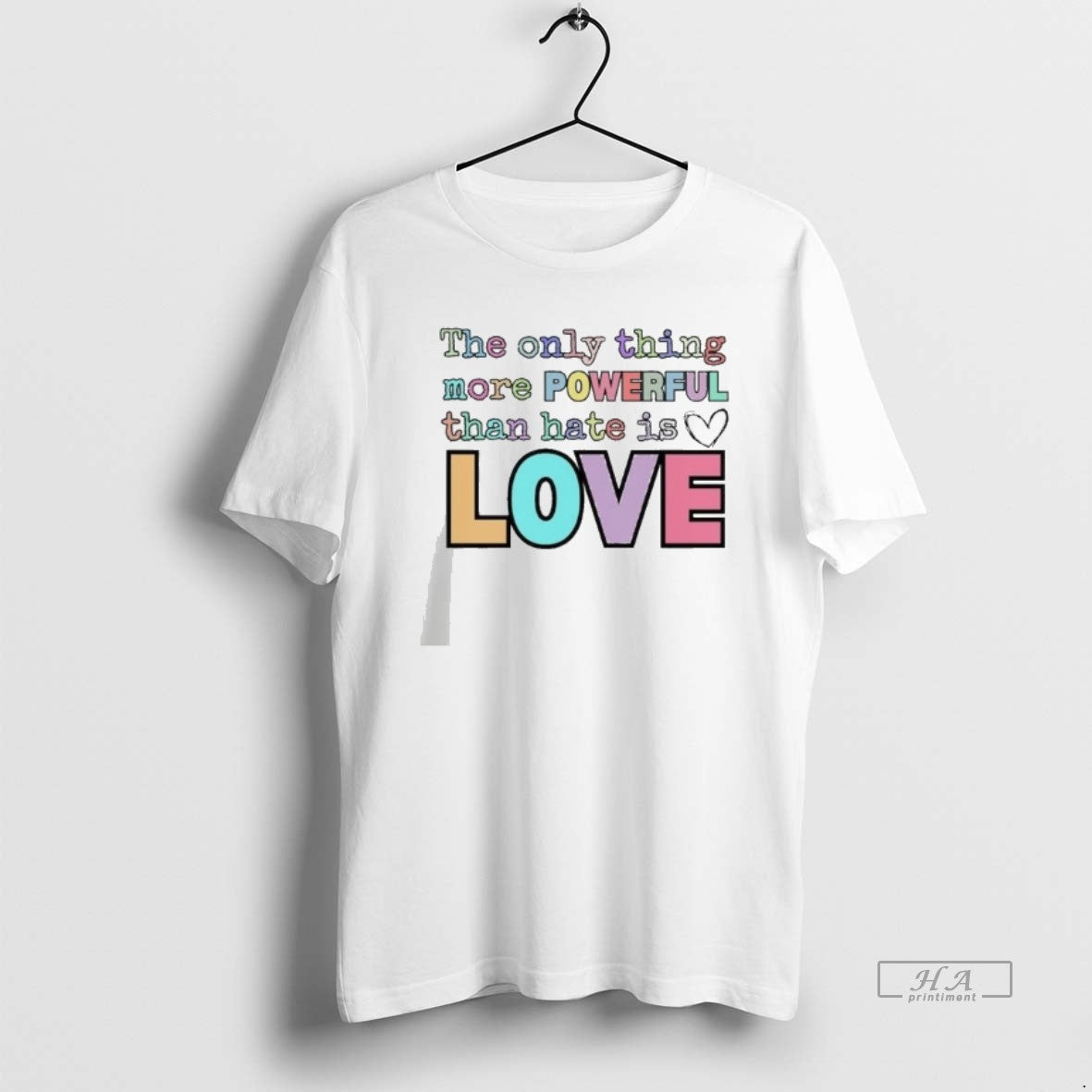 Official Bad Bunny Only Thing More Powerful Hate Love 2026 T-Shirt, Sweatshirt, Hoodie, Long Sleeve