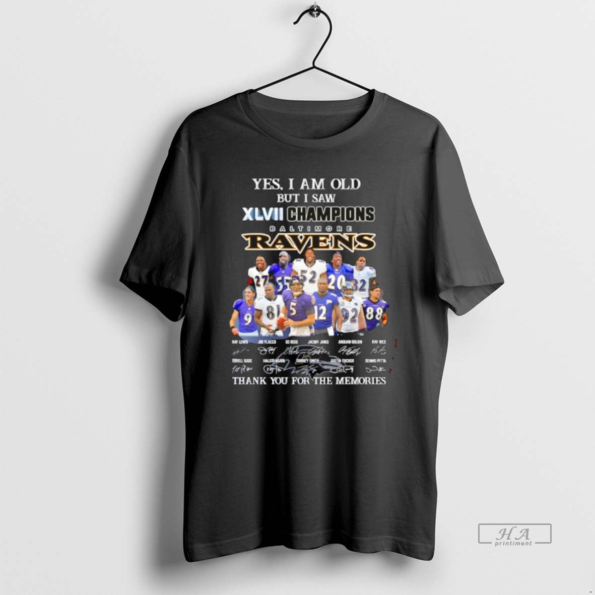 Official Baltimore Ravens Players Yes Am Old Saw Xlvii Champions Baltimore Ravens T-Shirt, Sweatshirt, Hoodie, Long Sleeve