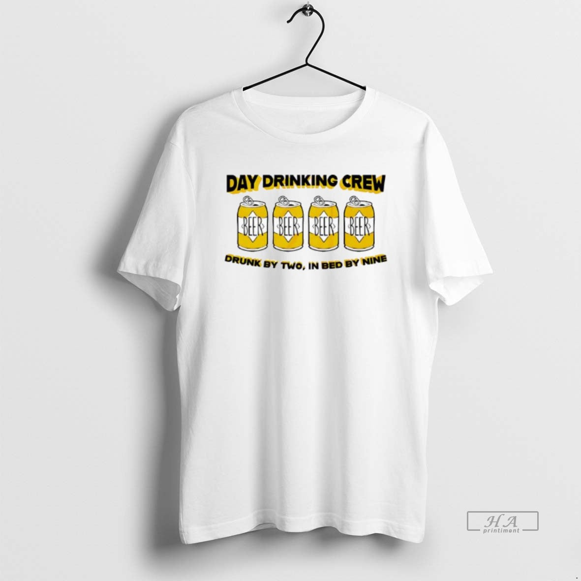 Official Beer Day Drinking Crew Drunk By Two In Bed By Nine T-Shirts, Hoodie, Sweatshirt | WearSparks.com