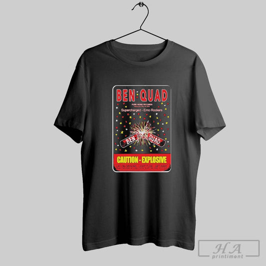 Official Ben Quad M80 Caution Explosive Supercharged Emo Rockers Lay On Ground Light Fuse Get