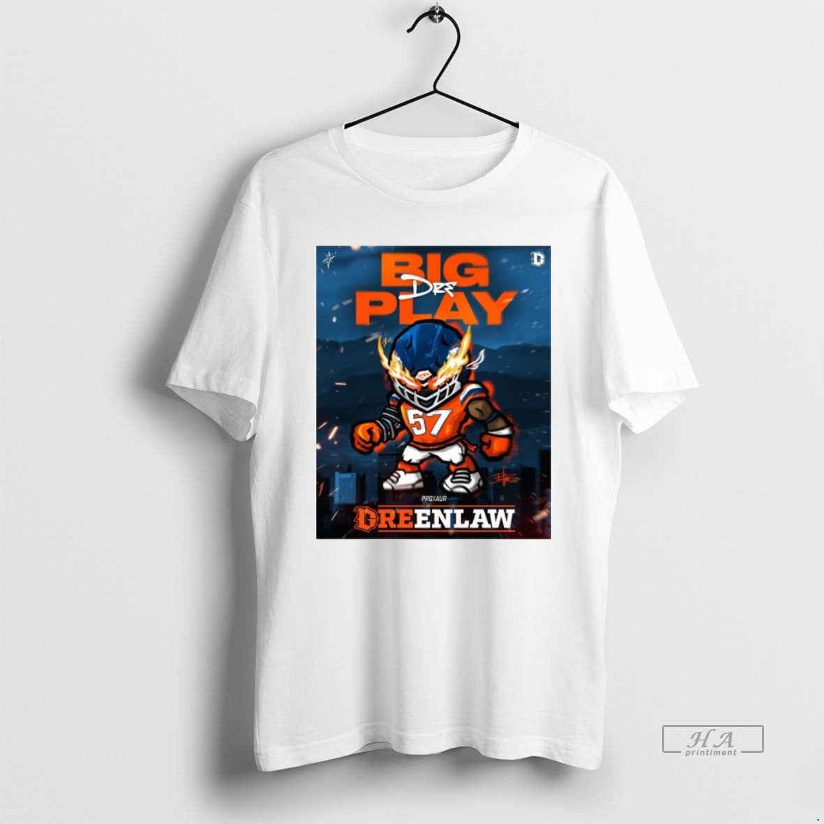 Official Big Play Dre Dreenlaw Proxaur Cartoon Signature T-Shirts, Hoodie, Sweatshirt | WearSparks.com