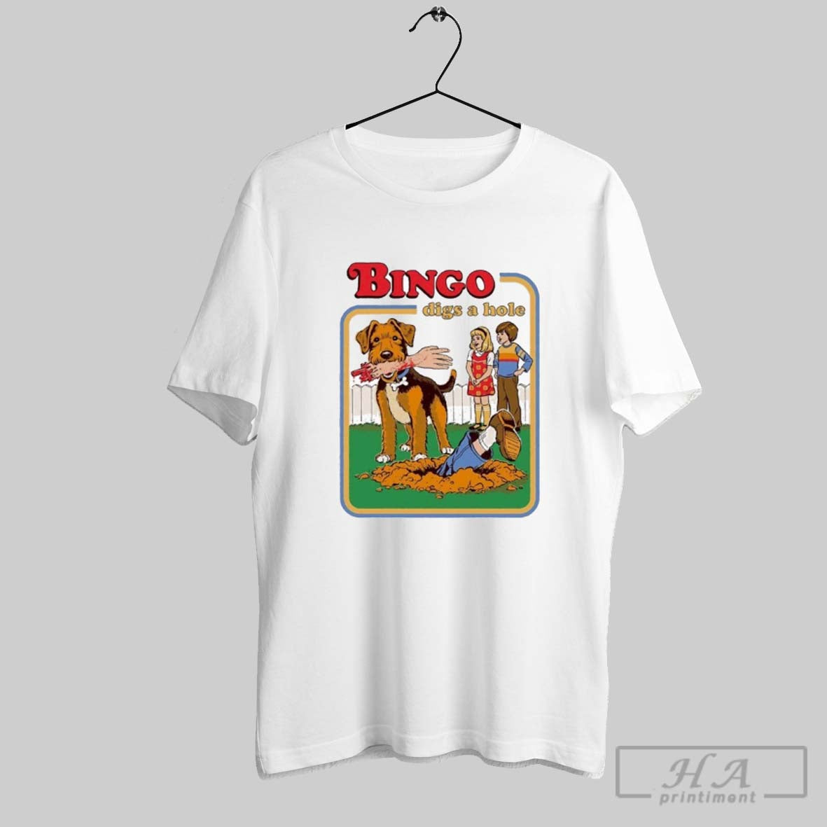 Official Bingo Digs A Hole Dog Hand