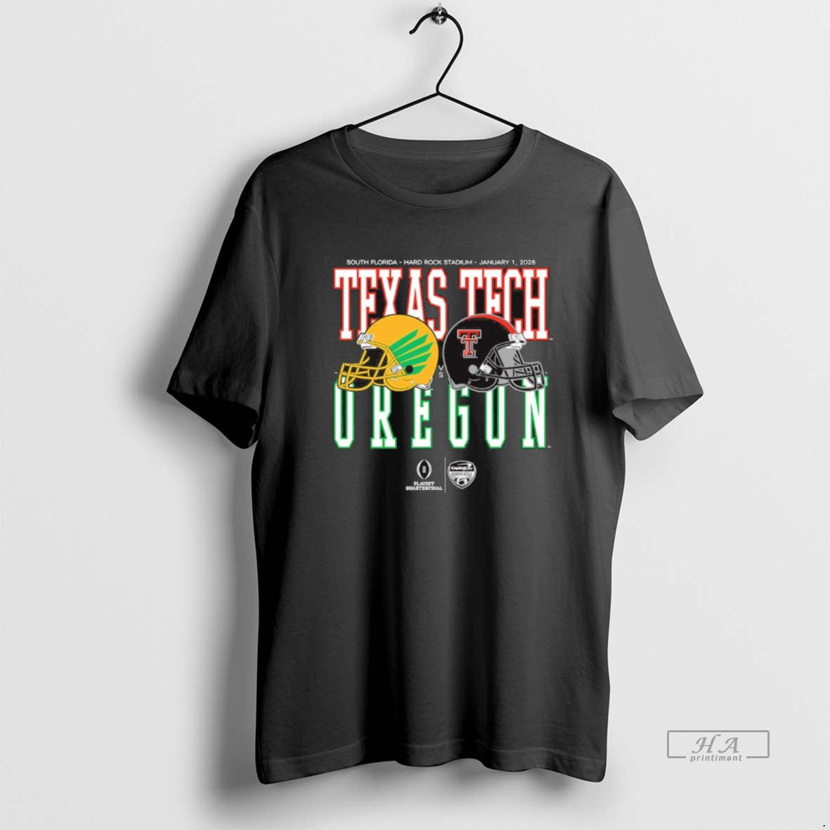 Official Capital One Orange Bowl January 1 2026 Oregon Vs Texas Tech Helmet Matchup T-Shirts, Hoodie, Sweatshirt