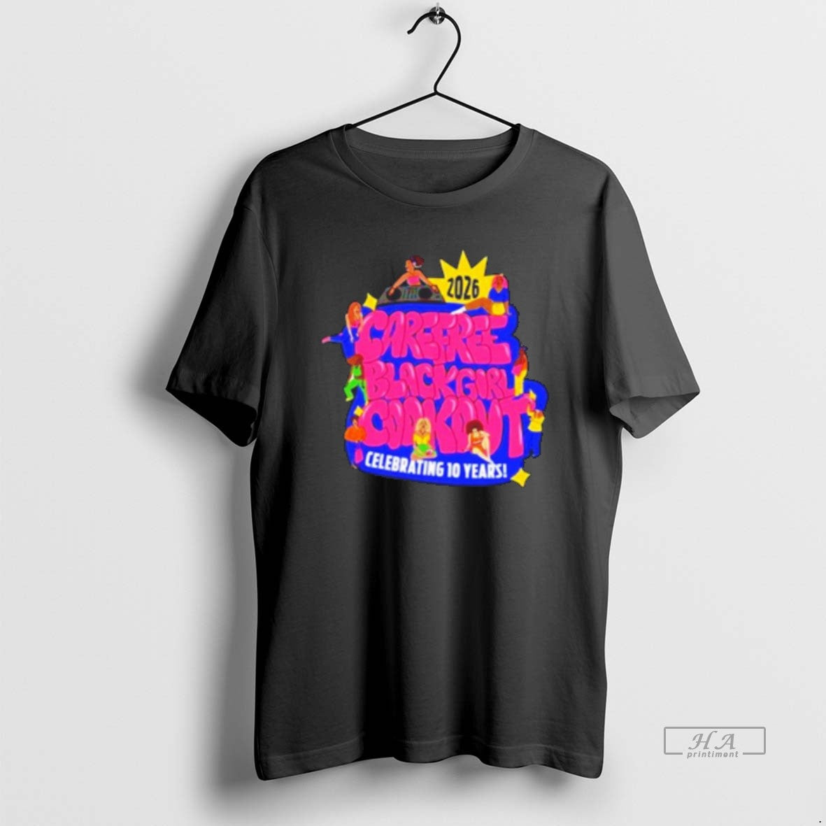 Official Carefree Black Girl Cookout 10th Anniversary Tee T-Shirt, Sweatshirt, Hoodie, Long Sleeve