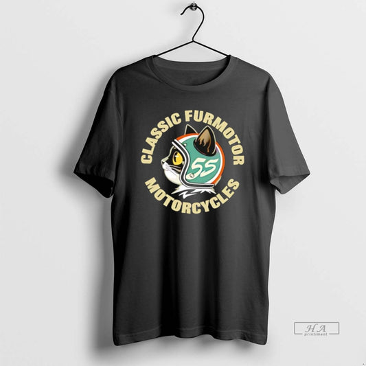 Official Classic Furmotor Motorcycles Helmet Cat T-Shirts, Hoodie, Sweatshirt | WearSparks.com