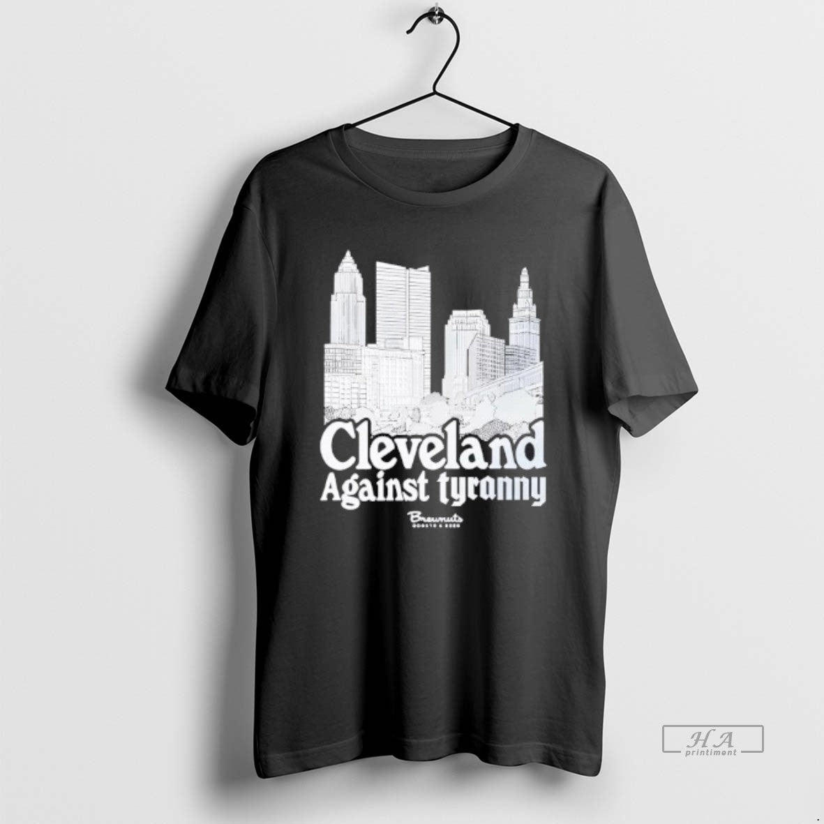 Official Cleveland Against Tyranny City Skyline Tower City Terminal Towers T-Shirt, Sweatshirt, Hoodie, Long Sleeve