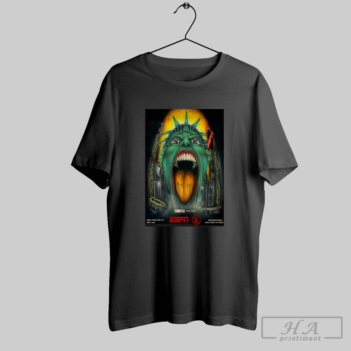 Official Complex Sept 5 6 2025 New York Ny 10012 Tour Liberty Statue Head Tee
